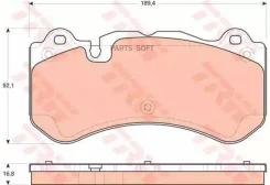������� ����. ���. Mercedes W204/S204 C63 02.08-/CLS 63 (C219)/SL 55,65 (R129/R230) GDB1710 ����