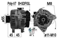 ��������� Toyota Avensis/Camry 2.4 03- 100A ERA 209366 209366 ����