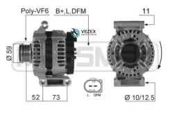 ��������� 14V 150A Citroen Jumper 2.2D 06- / FIAT Ducato 2.2D 06- / FORD Transit 2.2D 06- / Peugeot Boxer 2.2D 06- ERA 210421 210421 ����