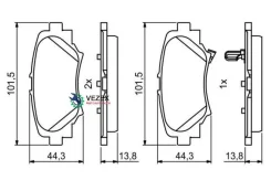 ������� ��������� Mazda 3 13- ������ Bosch 0986494803 0986494803 ����