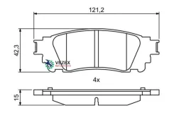 ������� ��������� Lexus NX 14- ����. Bosch 0986494822 0986494822 ����