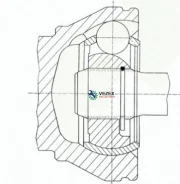 ���� ���������� R Lobro 304 837 GKN-Spidan 304837 304837 ����