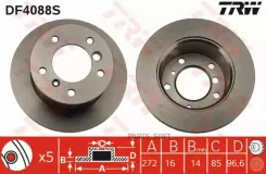 ����. ���� ���. [272x16] 5 ���. Mercedes Sprinter 2/95-4/00, VW LT 28-46 5/96- DF4088S ����