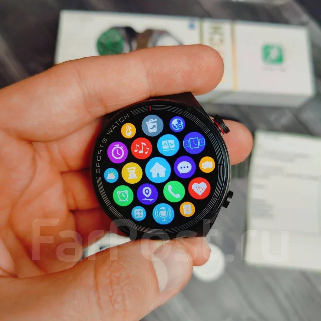 Уценка! Часы DT3 MAX Круглые (Black), DT No.1, GPS, NFC, IP68, Android ...