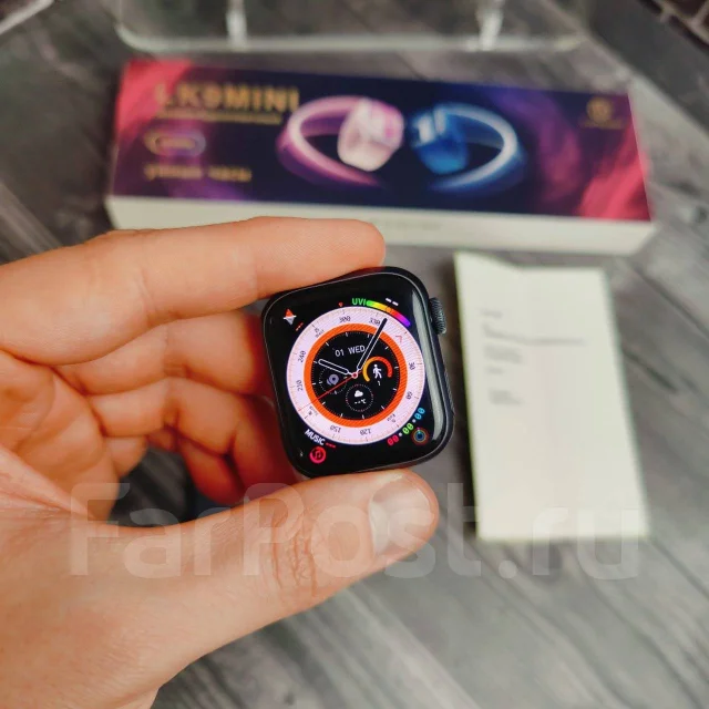 ������! Apple Watch 8 black. GPS, NFC, IP68 ����
