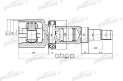 ���� ���������� �������� FORD Europa Focus I (1998-2004) 21�40�23 / ������ 1.4/1.6/1.8 ���� [178Patronpcv5036] PCV5036 ����