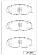 �������� ��������� ������� Kashiyama �������� Honda CR-V RD (01-06), Element YH2 (03-05), STEP WGN RK (09-) (��������������� �������� � �����. ) D5128...