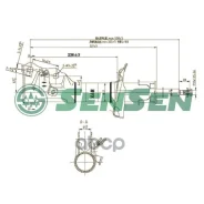 ����������� �������� Honda civic 06-11 ���. ���. ��� Sensen ���. 42140541 42140541 ����