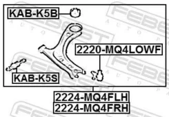 ����� ������� ��������� ������� ������ Febest 2220MQ4LOWF 2220MQ4LOWF ����