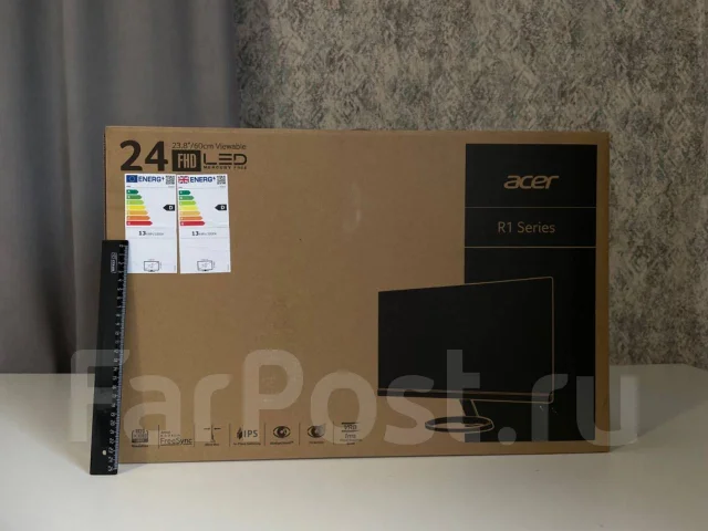 Acer. 23.8", ���������� �� (LCD, LED, QLED) ����