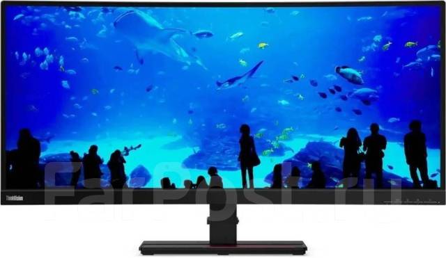 Монитор 34 Lenovo ThinkVision P34w-20 IPS, ЖК (LCD, LED, QLED), 34 ...