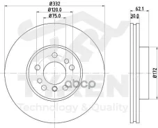 ���� ���������, �������� BMW X3 (E83) 06, X5 (E53) 00 Tyren ���. TYR1010631 TYR1010631 ����