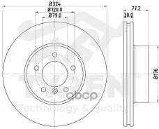 ���� ���������, �������� BMW 5 (E60-E64) 01 Tyren ���. TYR1010751 TYR1010751 ����