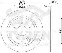 ���� ���������, ������ Nissan Juke I 10, Qashqai I 06, Teana IIII 03, Tiida II 15, Maxima VI 03 Tyren ���. TYR1011721 TYR1011721 ����