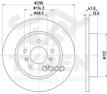 ���� ���������, ������ Nissan Qashqai II (J11) 13 Renault Kadjar 15 Tyren ���. TYR1011881 TYR1011881 ����