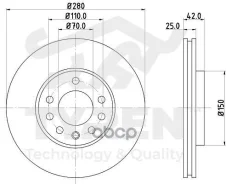 ���� ���������, �������� Opel Astra G, H 98, Zafira A, B 99, Opel Meriva A, B 03 Tyren ���. TYR1016531 TYR1016531 ����