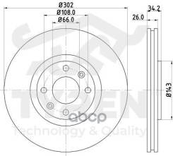   |  | Citroen C4 Ii 11, Peugeot 308 08, 408 12 Tyren . TYR1017171 TYR1017171 