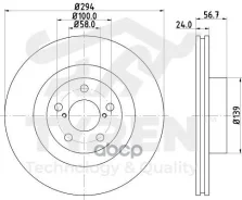 ���� ���������, �������� Subaru Forester I-IV 01, Outback II-IV 98, Legacy IV, V 08 Tyren ���. TYR1018451 TYR1018451 ����