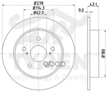 ���� ���������, ������ Fiat Sedici 06 Suzuki Swift III 05, SX4 I 06 Tyren ���. TYR1020881 TYR1020881 ����