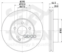 ���� ���������, �������� Mercedes C-class (W204) 06, E-class (W212) 09 Tyren ���. TYR1021971 TYR1021971 ����