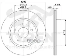 ���� ��������� � ���������, ������ Nissan X-Trail III 14 Renault Koleos II 16 Tyren ���. TYR1111501 TYR1111501 ����