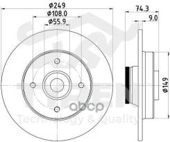     |  | Citroen C4 Ii 09, Peugeot 308 I 07 Tyren . TYR1115381 TYR1115381 