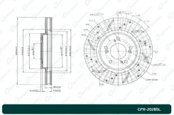 ���� ��������� ��������������� ������������� G-brake GFR-20285L ����� GFR20285L ����