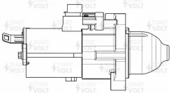 ������� ��� � / � honda cr-v (12-) / crosstour (12-) 2.4i 1, 6��� (lst 2303) Startvolt LST2303 LST2303 ����