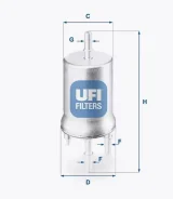 ������ ��������� � ����� 3bar (A3, Oct2, SupB, Yet, Touran) Ufi 3183200 ������ 6Q0201051(B)H 3183200 ����