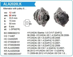 ��������� Hyundai Elantra 1.6 Krauf ALA8020WA ����