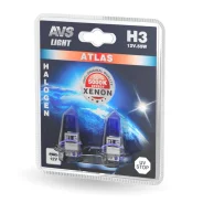 ����� ���������� H3 12V 55W AVS Atlas (5000�) (2 ��. ) A78568S ����