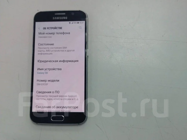 Samsung Galaxy S6. �/�, 32 ��, ������, 4G LTE ����