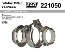 ����� V-Band 50��/2.0 �������� (� �������� SS304) 221050 221050 ����