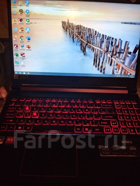 Acer Nitro 5 AN515-43. 15.6", 2,1����, ��� 8 ��, ���� 256���, WiFi: 1, Bluetooth: 1, ����������� �� 4��. ����