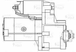 ������� ��� � / � hyundai h-1 (00-) / terracan (01-) / mitsubishi pajero ii (90-) 2.5tdi 2, 2��� (lst 0815) Startvolt LST0815 LST0815 ����