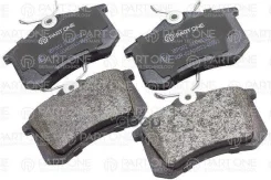 ������� ��������� �������� rear, AUDI A4 00, A6 97, Peugeot 405 I 87-93, 405 II 92-95, SEAT Toledo 91, VW GOLF II/III, Passat III/IV 88, 87x52.9x15 PA...