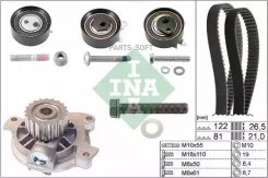 ������ ��� [122x26,5 + 081x21] + 3 ������ + ����� VW T4/LT 28-35/28-46 2.5TDI 95-06 530048430 ����