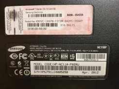 Samsung NC110. 10.1", 1,6����, ��� 2048 ��, ���� 282���, WiFi, Bluetooth, ����������� �� 8��. ����