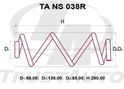 ������� �������� ��������� (TA) TA NS 038R TANS038R ����