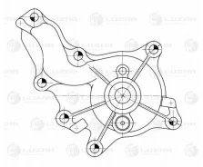 ����� ������� ��� �/� Toyota Camry (11-) 2.0i [6AR] (LWP 1950) Luzar LWP1950 LWP1950 ����