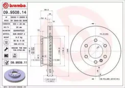 ���� ����. ���. [300x28] 6 ���. Brembo 09950811 09950811 ����