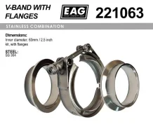 ����� V-Band 63��/2.5 �������� (� �������� SS304) 221063 221063 ����