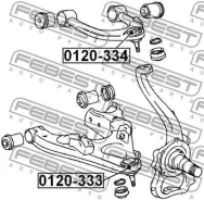 ����� ������� ������� Toyota LAND Cruiser 100 (HDJ101/UZJ100) 0120-334 Febest 0120334 0120334 ����