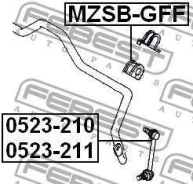 ���� ������������� 0523-210 Febest 0523210 0523210 ����