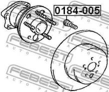 ������� �������� Toyota Carina E AT19#/ST191/CT190 1992-1997 0184-005 Febest 0184005 0184005 ����