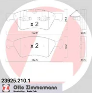 ������� �������� ! �����. 193x70x20 MB W164/W251 3.5-3.0DCi 05 OTTO Zimmermann 239252101 239252101 ����