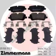 ������� �������� ����. 131x58x17 Land Rover Range Rover/Range Rover Sport 5.0/3.0TD/4 OTTO Zimmermann 257201732 257201732 ����