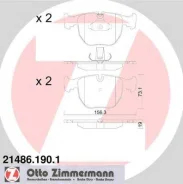������� �������� ! �����. 156x73x19 BMW E39 3.0-4.0/3.0D/E53 3.0/4.4/3.0D 00/E38 4.4 OTTO Zimmermann 214861901 214861901 ����