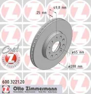 ���� ��������� ! �����. 288x25/50-5x112 Audi A3, Skoda Octavia, VW Golf 1.6-2.0TDi 03 OTTO Zimmermann 600322120 600322120 ����