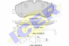 ������� �������� ��������! Ford Transit 310-470 12 142119 Icer 142119 142119 ����